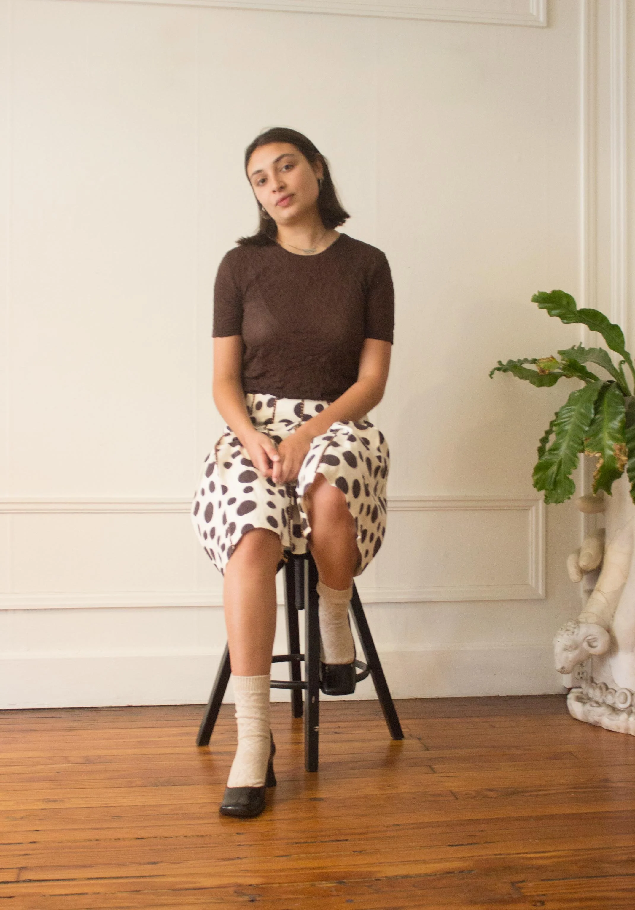1990s Issey Miyake Crinkle Pleated Georgette Top — Wayward Collection